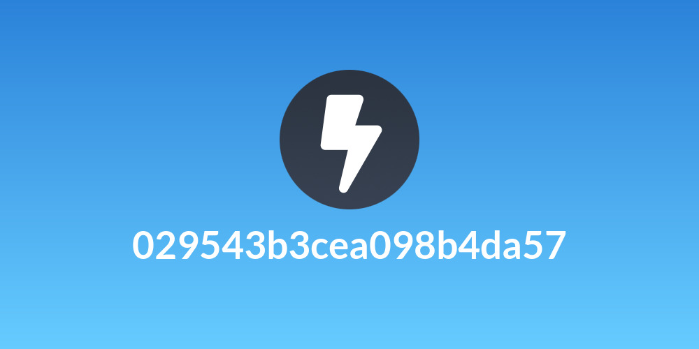 029543b3cea098b4da57