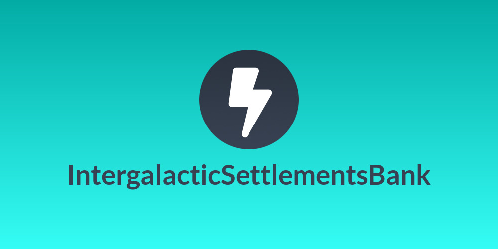 IntergalacticSettlementsBank
