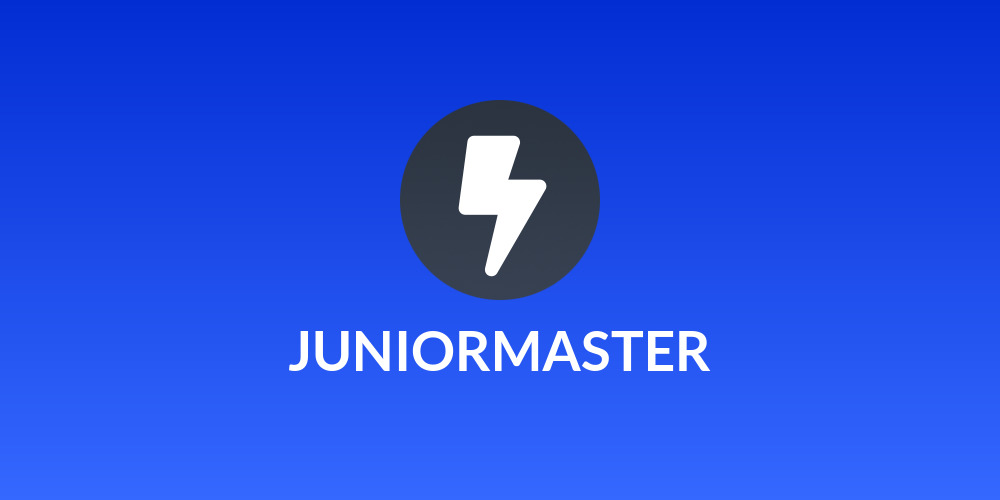 JUNIORMASTER