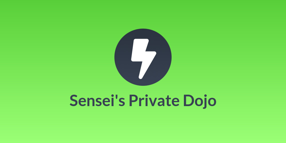 Sensei's Private Dojo