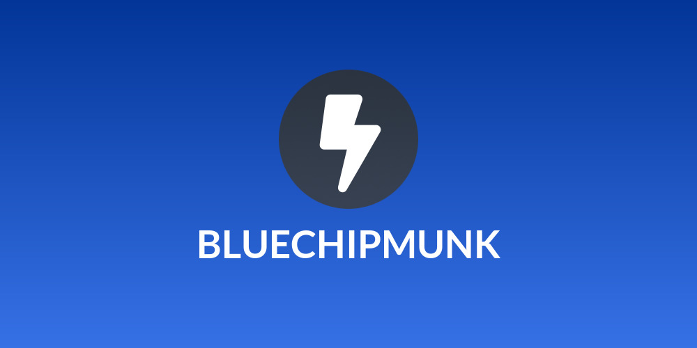 BLUECHIPMUNK