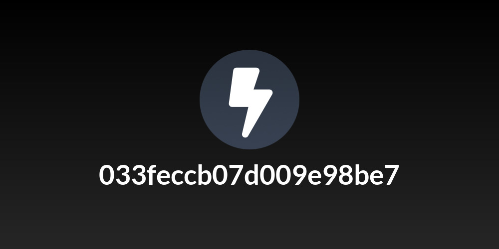 033feccb07d009e98be7