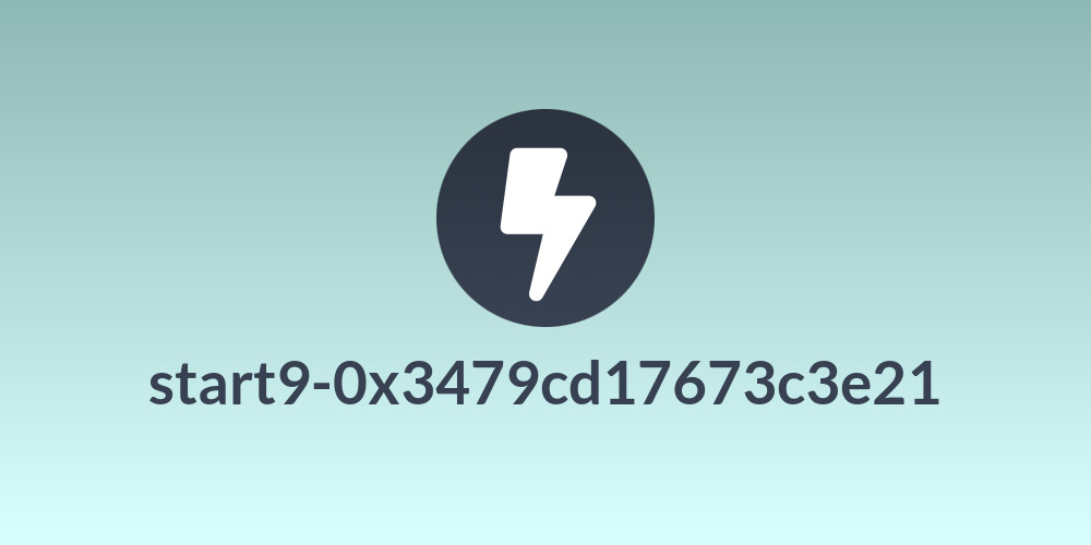 start9-0x3479cd17673c3e21