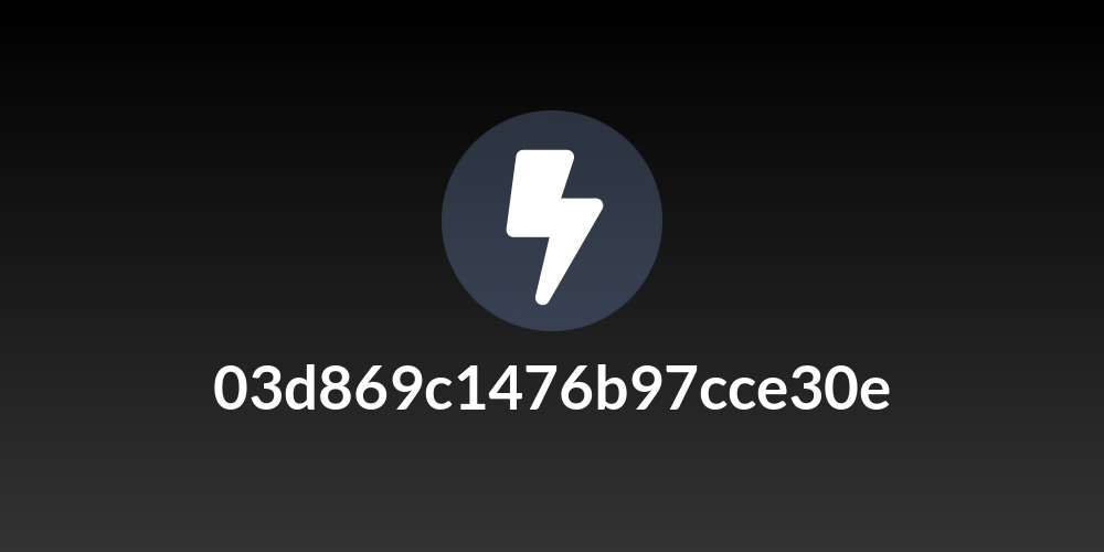 03d869c1476b97cce30e