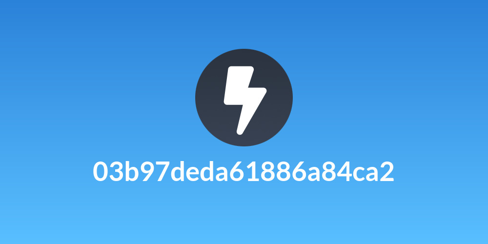03b97deda61886a84ca2