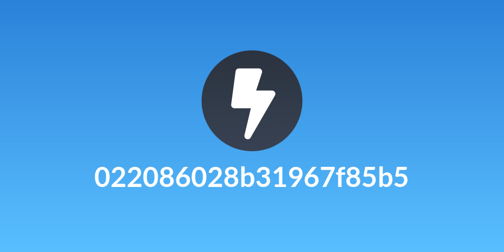 022086028b31967f85b5