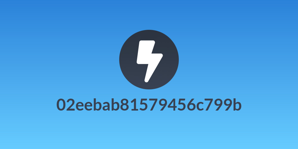 02eebab81579456c799b