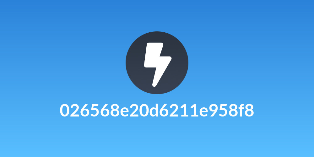 026568e20d6211e958f8