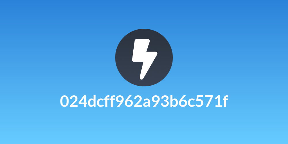 024dcff962a93b6c571f