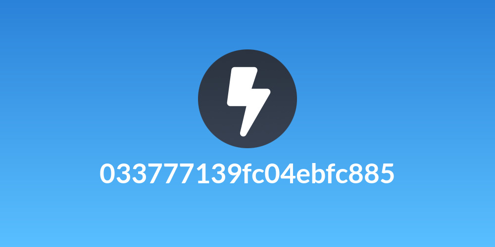 033777139fc04ebfc885