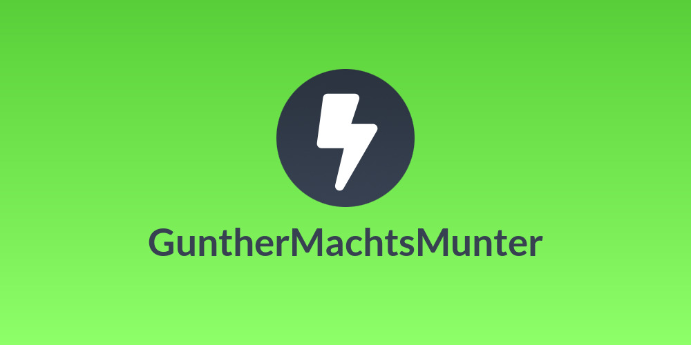 GuntherMachtsMunter