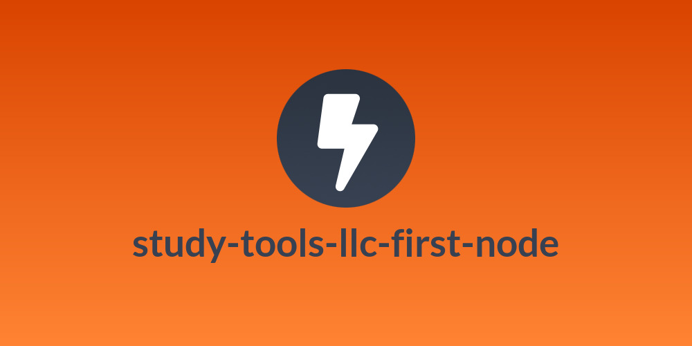 study-tools-llc-first-node