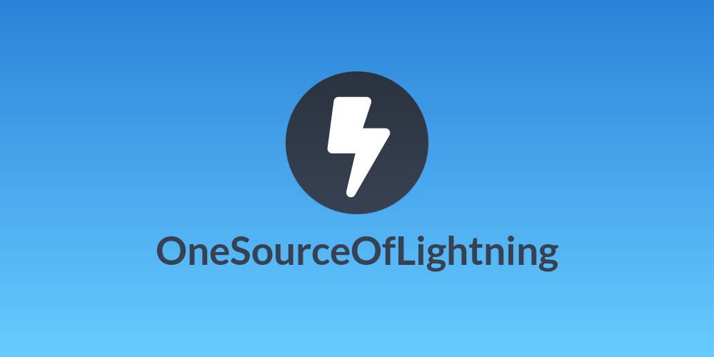 OneSourceOfLightning