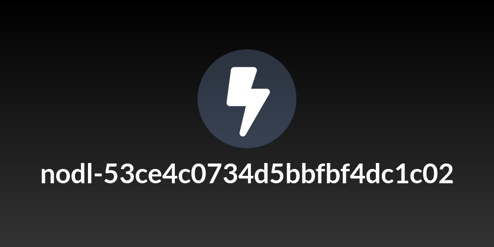 nodl-53ce4c0734d5bbfbf4dc1c02