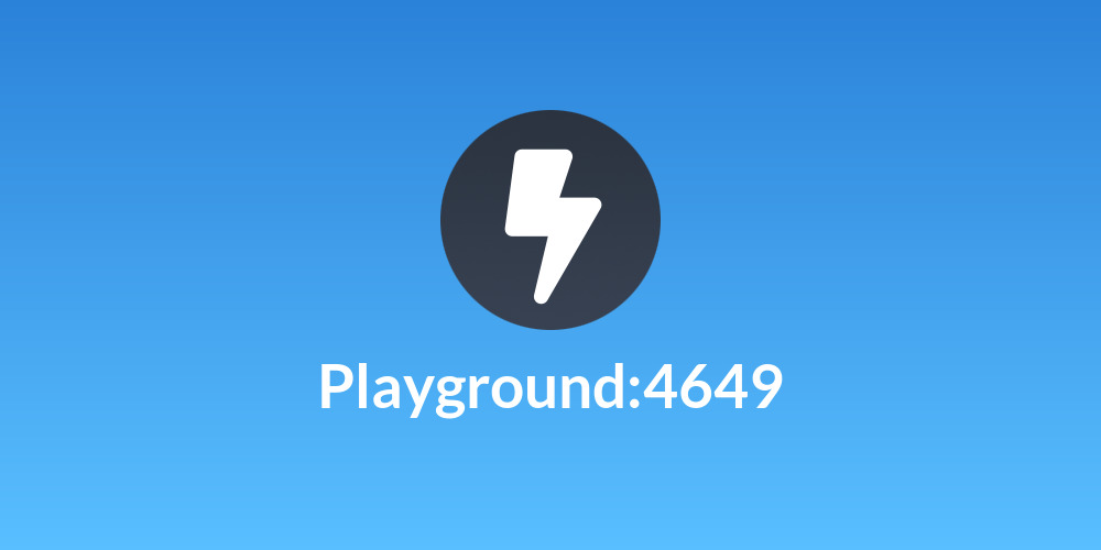 Playground:4649