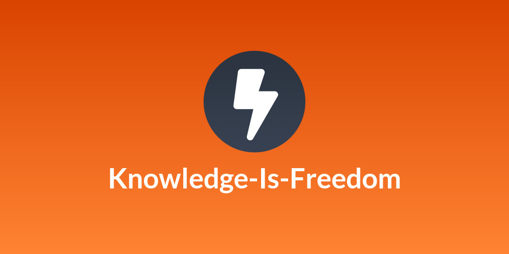 Knowledge-Is-Freedom