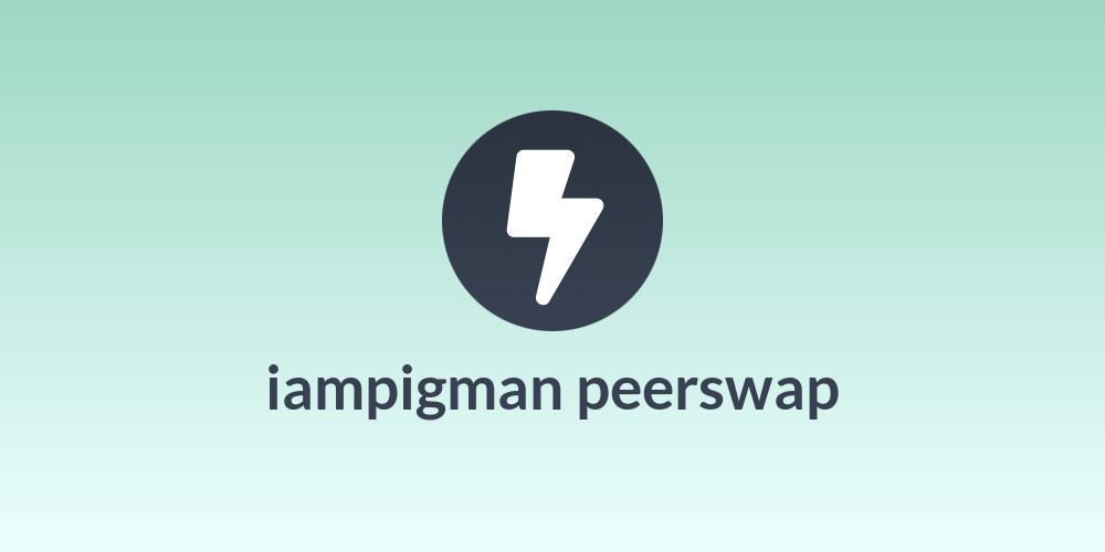 iampigman peerswap
