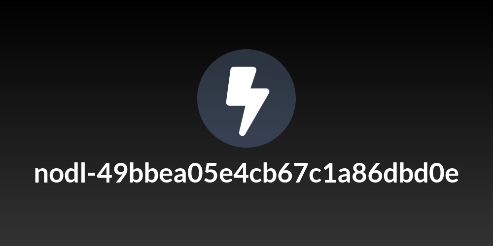 nodl-49bbea05e4cb67c1a86dbd0e