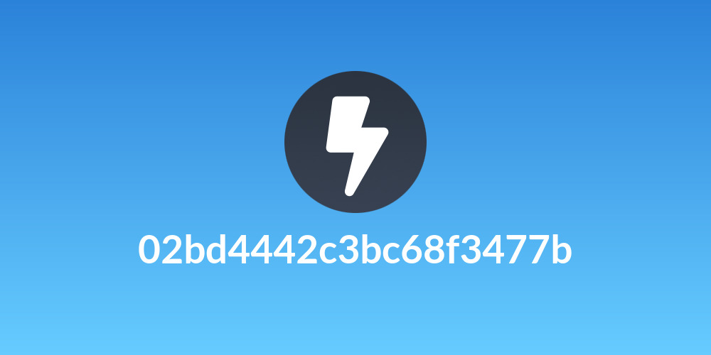 02bd4442c3bc68f3477b