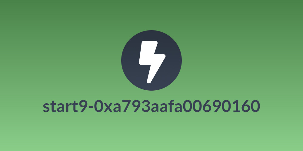 start9-0xa793aafa00690160