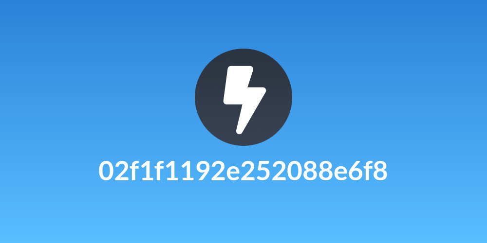 02f1f1192e252088e6f8