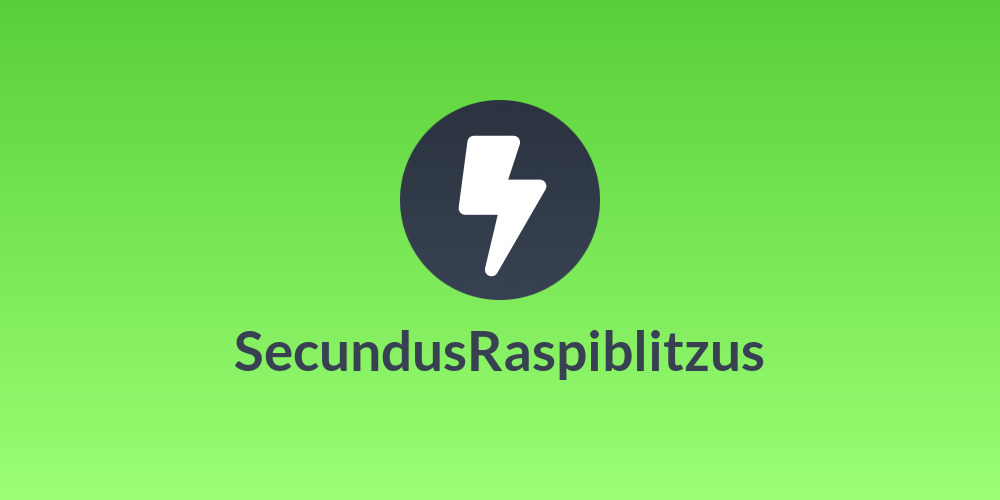 SecundusRaspiblitzus
