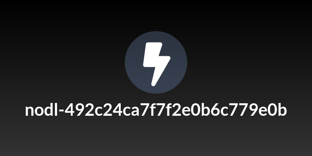 nodl-492c24ca7f7f2e0b6c779e0b