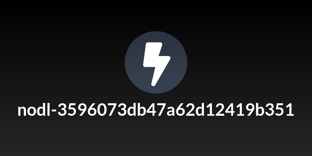nodl-3596073db47a62d12419b351