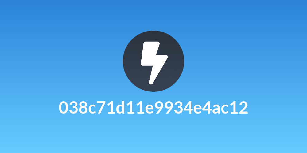038c71d11e9934e4ac12
