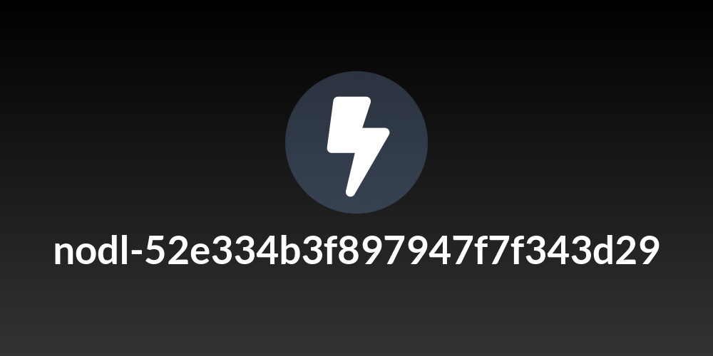 nodl-52e334b3f897947f7f343d29