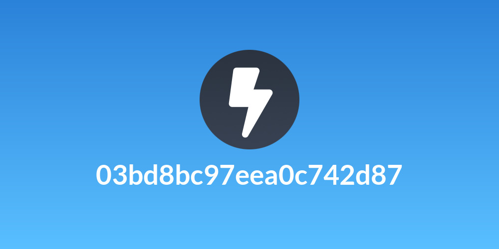 03bd8bc97eea0c742d87