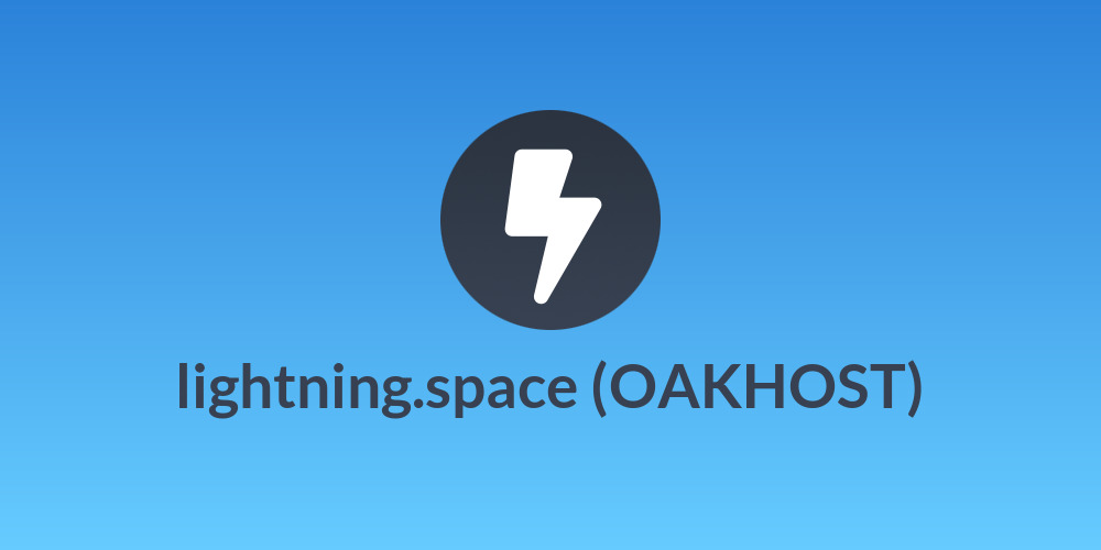 lightning.space (OAKHOST)