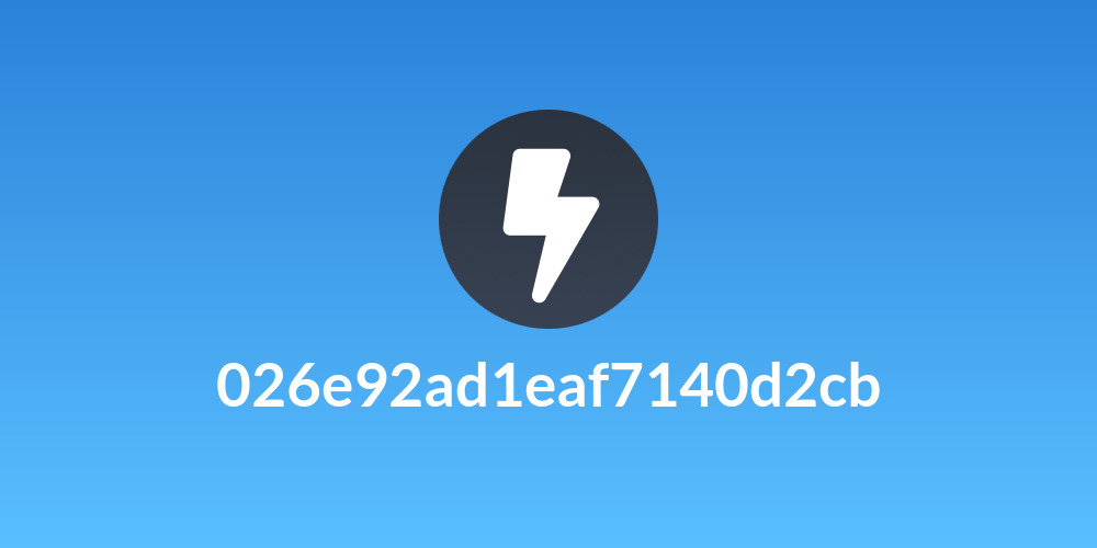 026e92ad1eaf7140d2cb