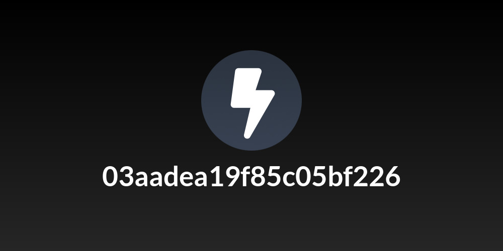 03aadea19f85c05bf226