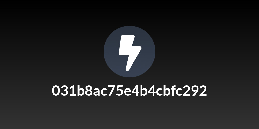 031b8ac75e4b4cbfc292