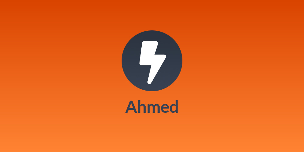 Ahmed