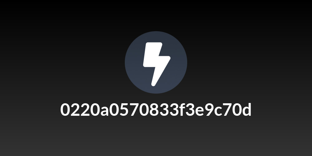 0220a0570833f3e9c70d