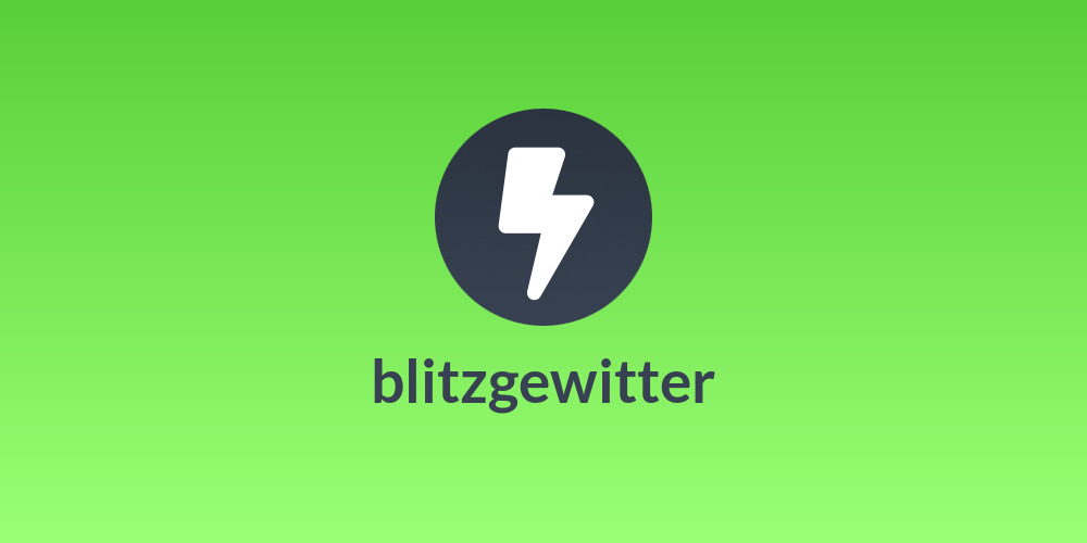 blitzgewitter