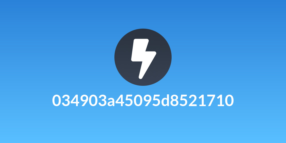 034903a45095d8521710