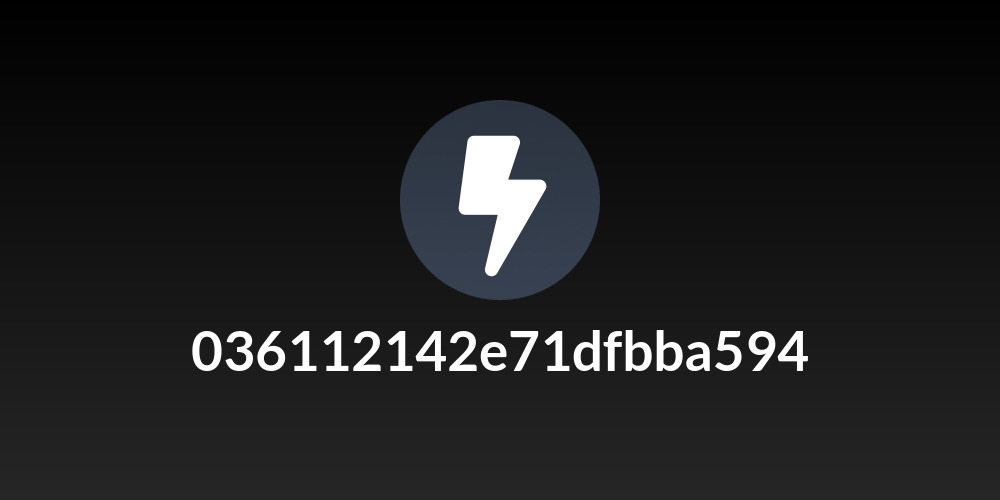 036112142e71dfbba594