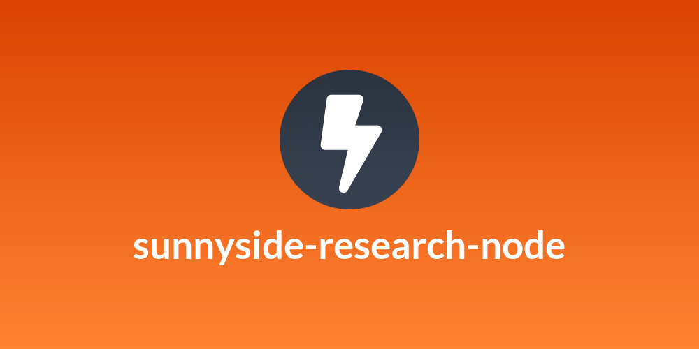 sunnyside-research-node