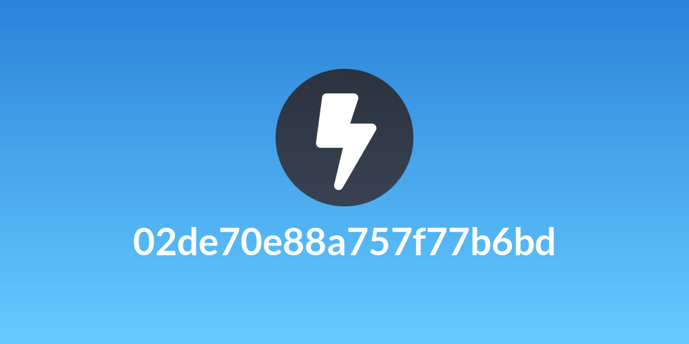 02de70e88a757f77b6bd