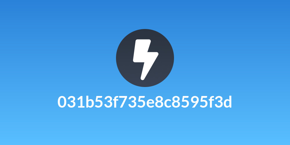 031b53f735e8c8595f3d