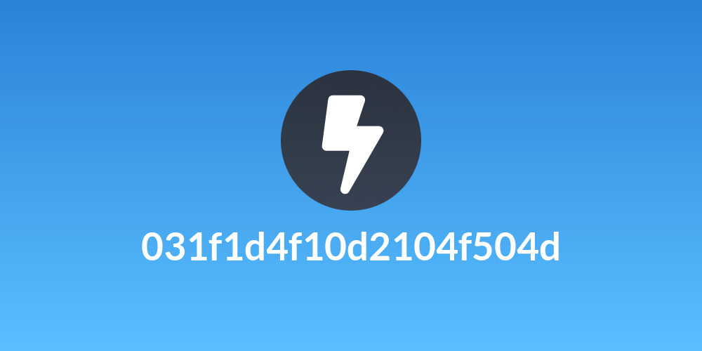 031f1d4f10d2104f504d