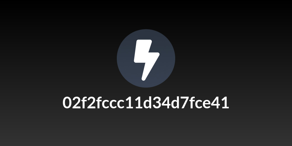 02f2fccc11d34d7fce41