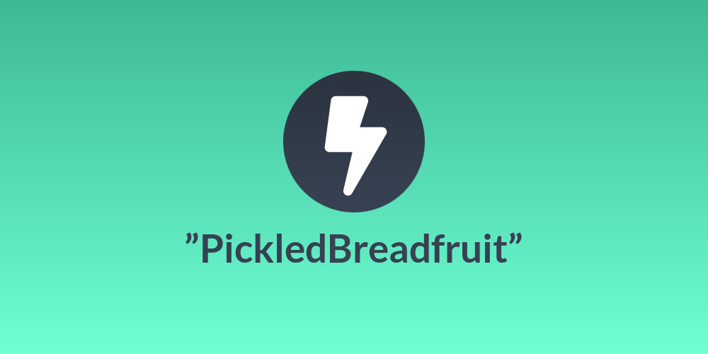 ”PickledBreadfruit”