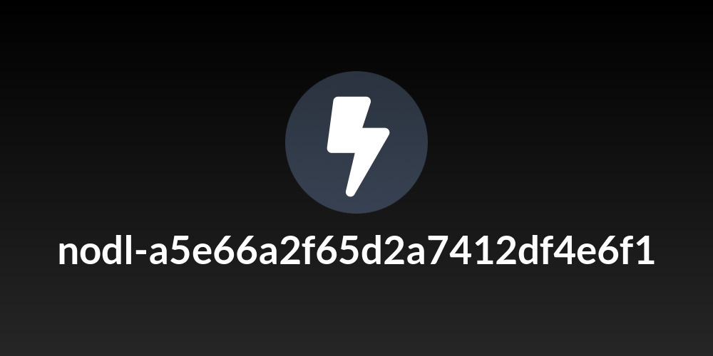 nodl-a5e66a2f65d2a7412df4e6f1