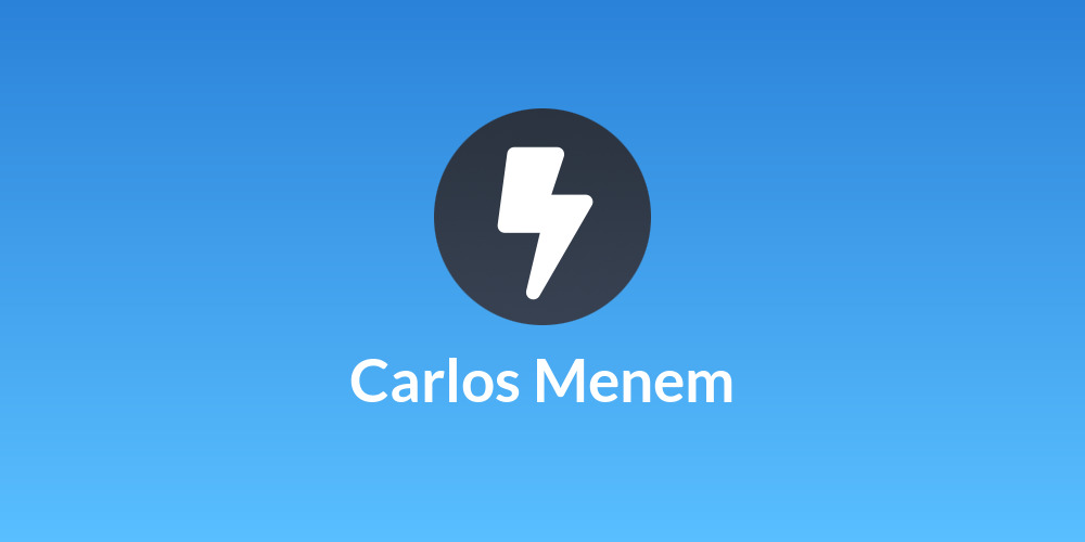 Carlos Menem