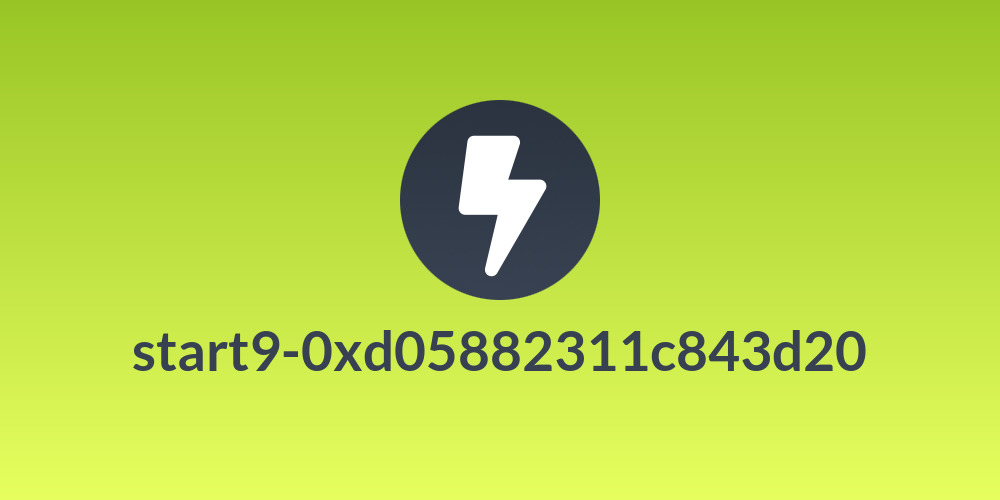 start9-0xd05882311c843d20