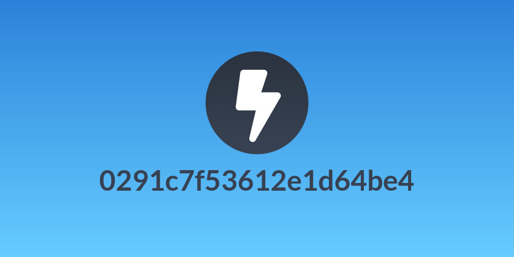 0291c7f53612e1d64be4